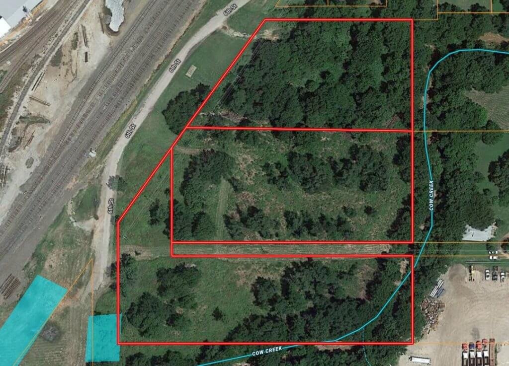 9/20 6.19 ACRES VACANT LAND * 114 N.5TH PERRY, OKLAHOMA * CREEK