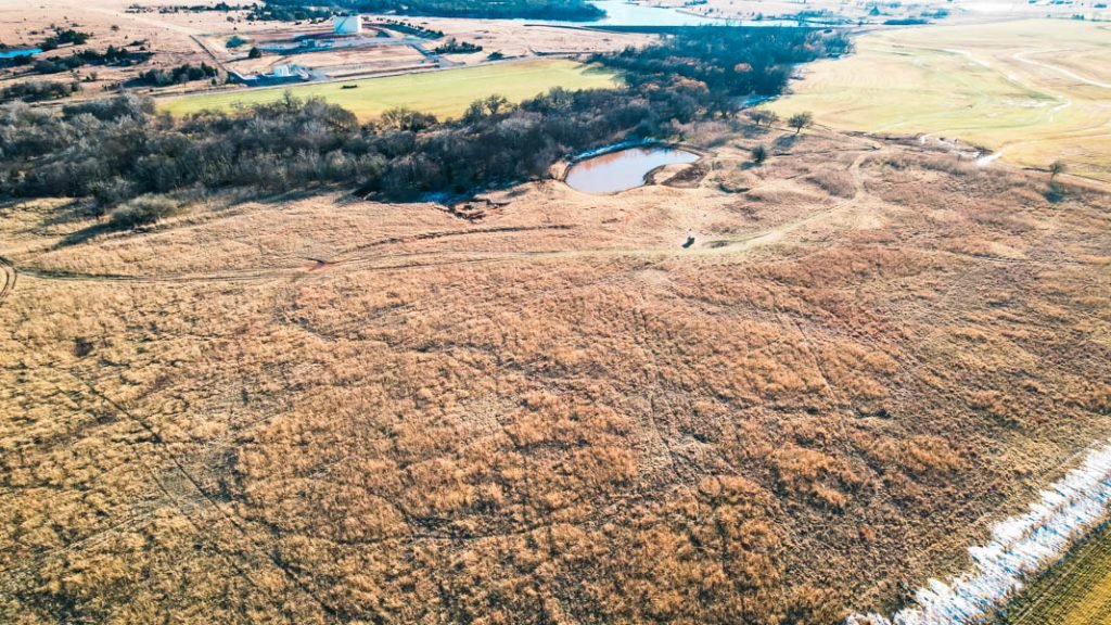 4/15 320± ACRES * GARFIELD COUNTY, OKLAHOMA * COVINGTON/GARBER AREA * CROPLAND * PASTURE * HUNTING * FISHING * RECREATIONAL * HIGHWAY 74 FRONTAGE * BUILD SITE