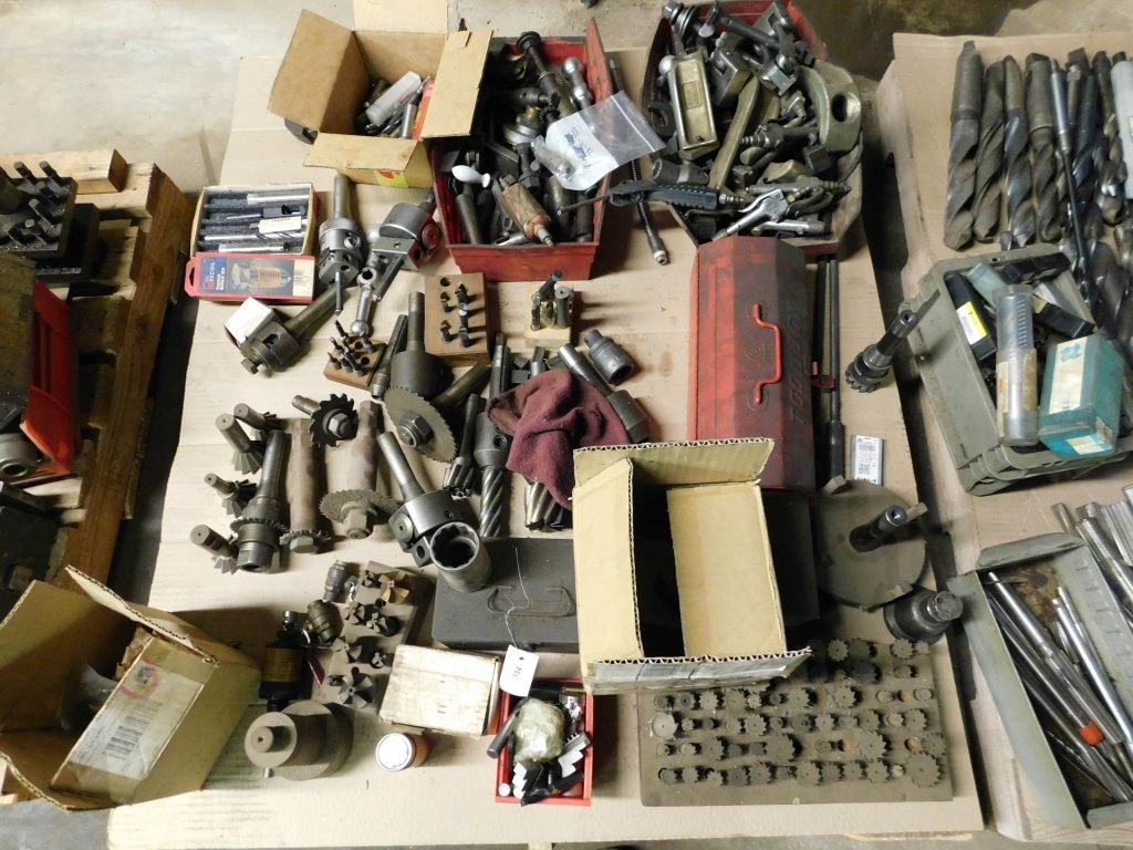 11/14 Lathes- Mills – Tooling – 1952 Restored Chevy – Yamaha Motorcycle – Shop & Office – Air Compressor Crowl Machine Inc.