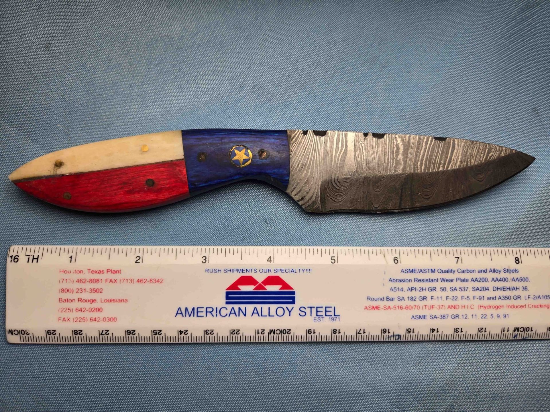 7/15 Drop point-Damascus Steel - Hunting - Cutlery Sets - Lock back - Sheepsfoot - Butcher - Steel Cleaver - Stainless - Keychain - Ulu - Bowie Knives - Walking Canes