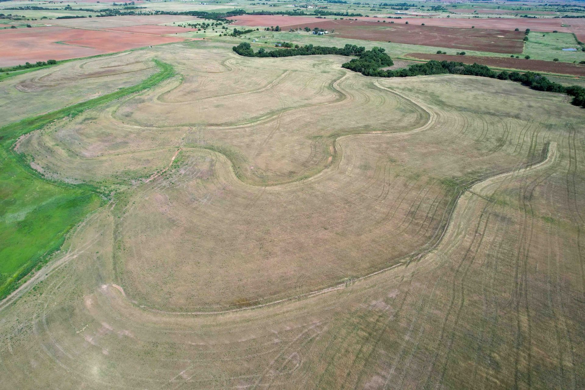 9/25 160± ACRES * GRASSLAND/TIMBER * BISON OKLAHOMA