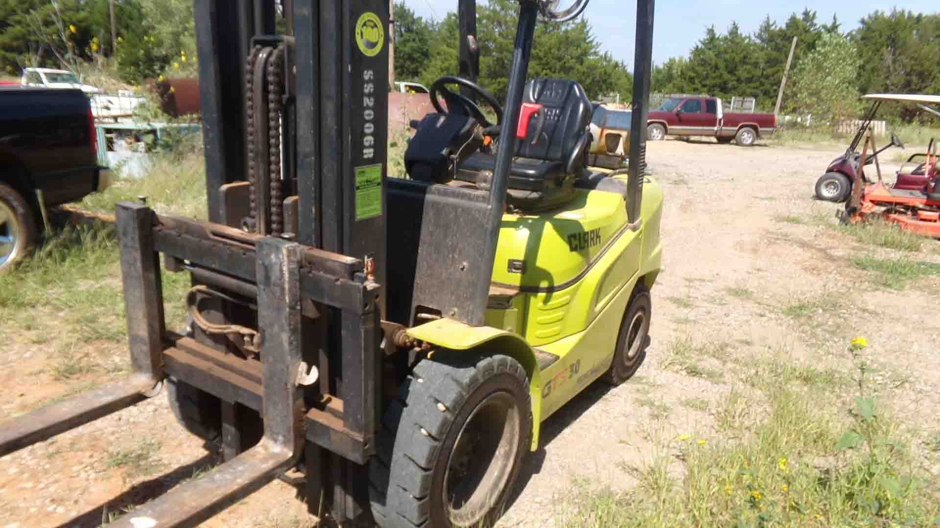 10/19 Ram Big Horn – Chevrolet Apache 31 – Tools – Clark Forklift – Bad Boy Mower – 1994 Ford Diesel – Trucks – Mercedes – John Deere Pedal Tractor – Scrap Iron – Golf Cart