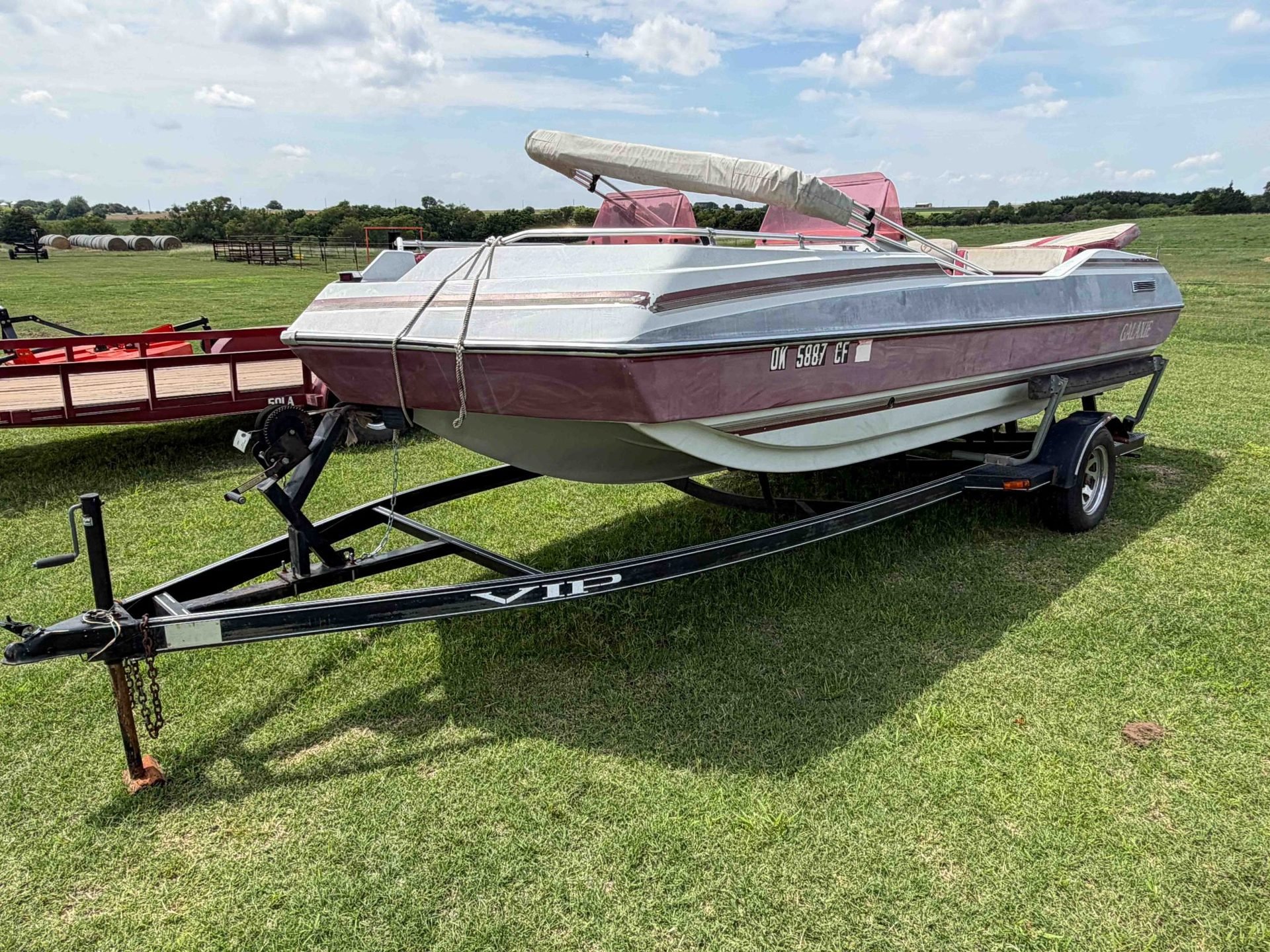 6/21 Boats-Mowers- Skid Steer Attachments-Trailers- Grain Truck- Motorcycle