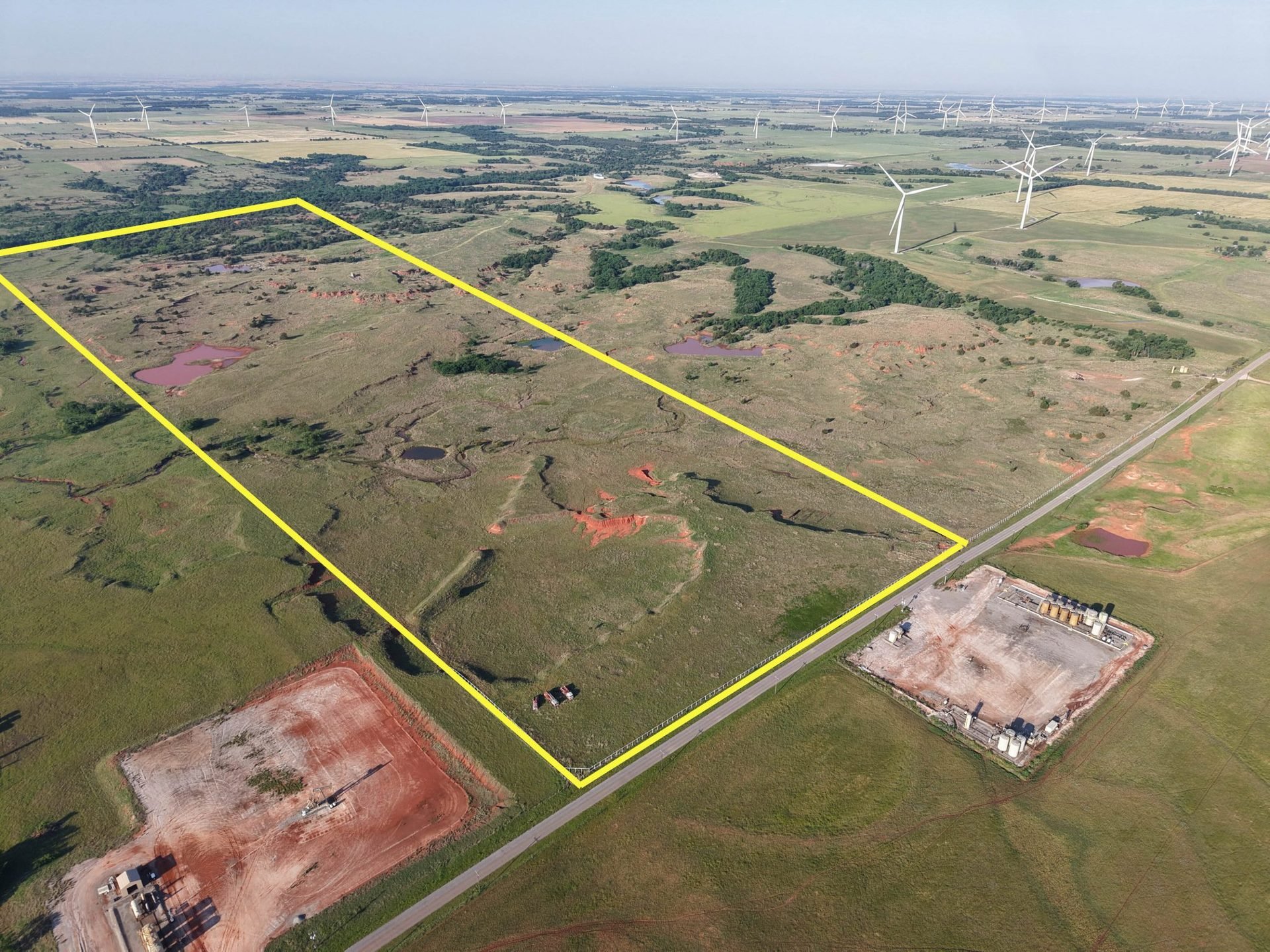 6/22 240± ACRES * PASTURE * KINGFISHER COUNTY * OKLAHOMA - CRESCENT/DOVER/HENNESSEY AREA * BLACKTOP FRONTAGE * 2 TRACTS