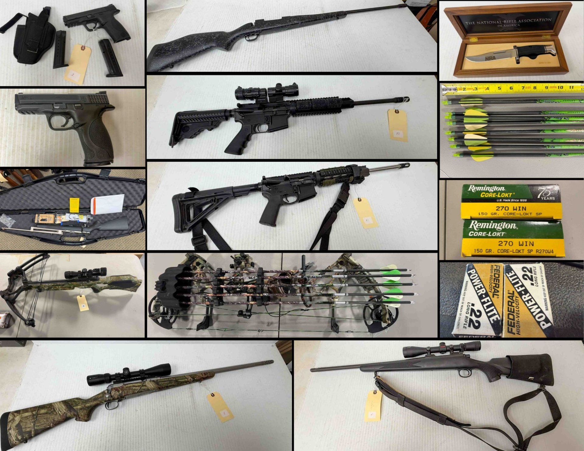 11/17 Rifles - Shotguns - Pistols - Winchester - Remington - Ruger - Savage - Ammo - Vintage Shell Boxes Auction