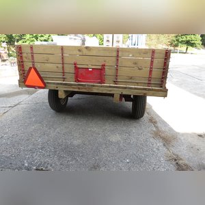 8â??x14â?? David Brown wagon w/ side boards, new tires, hyd. dump bed, 8-ton gear, nice!