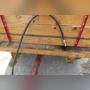 8â??x14â?? David Brown wagon w/ side boards, new tires, hyd. dump bed, 8-ton gear, nice!