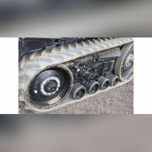 2012 CAT MT855 Challenger tractor, CAT C-15, 475 HP, PTO, Power Shift, 30â? belts, 4 remotes, 7-pin connector, front weights, cab & hood lights, deluxe cab w/ instructor seat, auto guide, 346 hrs., SN 412 (4000 hr. extended powertrain warranty expires 12/29/18, comprehensive warranty expires 12/29/16)