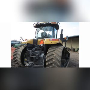 2012 CAT MT855 Challenger tractor, CAT C-15, 475 HP, PTO, Power Shift, 30â? belts, 4 remotes, 7-pin connector, front weights, cab & hood lights, deluxe cab w/ instructor seat, auto guide, 346 hrs., SN 412 (4000 hr. extended powertrain warranty expires 12/29/18, comprehensive warranty expires 12/29/16)