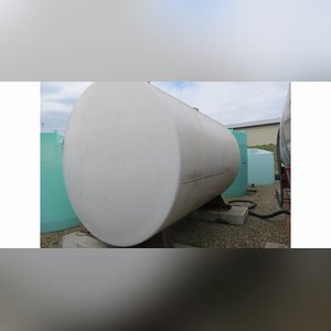 6,000 gal. steel tank on cradle