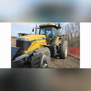 2011 CAT MT645 Challenger tractor, MFWD, 240 HP, 3-pt., PTO, CVT transmission, power beyond, 4 remotes, front weights, 420/90R30 fronts, 480/80R46 rear duals, Opti Ride front axle & cab suspension, deluxe light pkg., deluxe cab w/ instructor seat, 1730 hrs., SN V306041