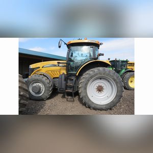 2011 CAT MT645 Challenger tractor, MFWD, 240 HP, 3-pt., PTO, CVT transmission, power beyond, 4 remotes, front weights, 420/90R30 fronts, 480/80R46 rear duals, Opti Ride front axle & cab suspension, deluxe light pkg., deluxe cab w/ instructor seat, 1730 hrs., SN V306041