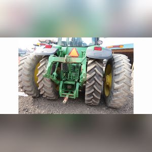 2006 JD 8130 tractor, MFWD, 3-pt., PTO, 4 remotes, front weights, 16.9R30 fronts, 480/80R46 rear duals, deluxe cab, 2987 hrs., SN RW8130P007533