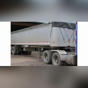 37â?? 1999 Trailstar frameless dump trailer, tarp, SN 1T9FC37B4X1066835