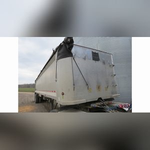 37â?? 1999 Trailstar frameless dump trailer, tarp, SN 1T9FC37B4X1066835