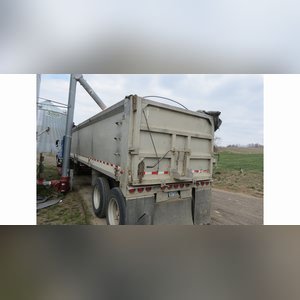 37â?? 1999 Trailstar frameless dump trailer, tarp, SN 1T9FC37B4X1066835