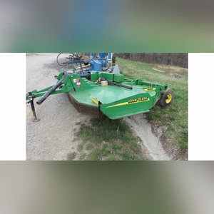 10â?? JD HX10 pull-type rotary mower, 540 PTO