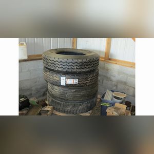 Misc. truck & implement tires & rims (some new)