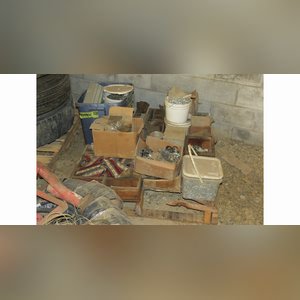 Assorted shop equipment, parts and items