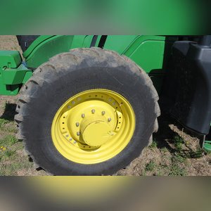 JD 2013 6170R Tractor: hub duals, 1,692 hours, full set wts, 18.4 x 46 tires & brand new duals, quick hitch, premium cab, SN# 1RW6170RHDA009293