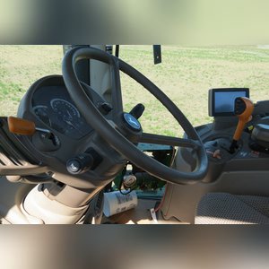 JD 2013 6170R Tractor: hub duals, 1,692 hours, full set wts, 18.4 x 46 tires & brand new duals, quick hitch, premium cab, SN# 1RW6170RHDA009293