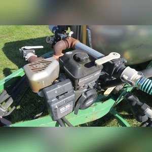 Clark Transport Tank: 1000 gallon SS w/ motor, tandem axel