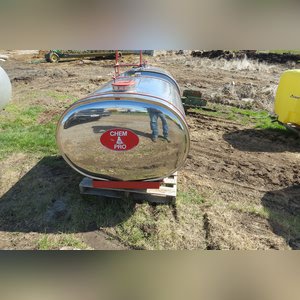 Chem farm SS saddle tanks with JD brackets