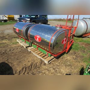 Chem farm SS saddle tanks with JD brackets