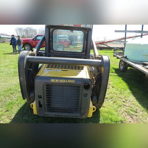 NH Skid Loader 170 with attachments, 1,941 hours, 1 owner, 3rd remote & elec. connect