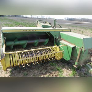 JD 346 Hay Baler: twine tie w/ kicker
