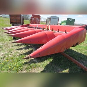 Case IH Corn Head: 1083 8 row with Poly conversion, rebuilt, SN# JJC0149410