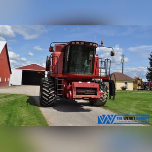 Case International 2588 AFS combine, 4 x 4, 30.5 L 32 drive tires, 18.4-26 rear tires, rock trap, field tracker, 2050 E/1645 rotor, AFS Pro 600 monitor, chaff spreader, SN HAJ300551