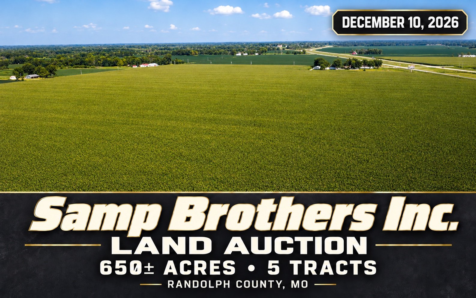 Samp Brothers Inc. Land Auction - 650± Acres in 5 Tracts