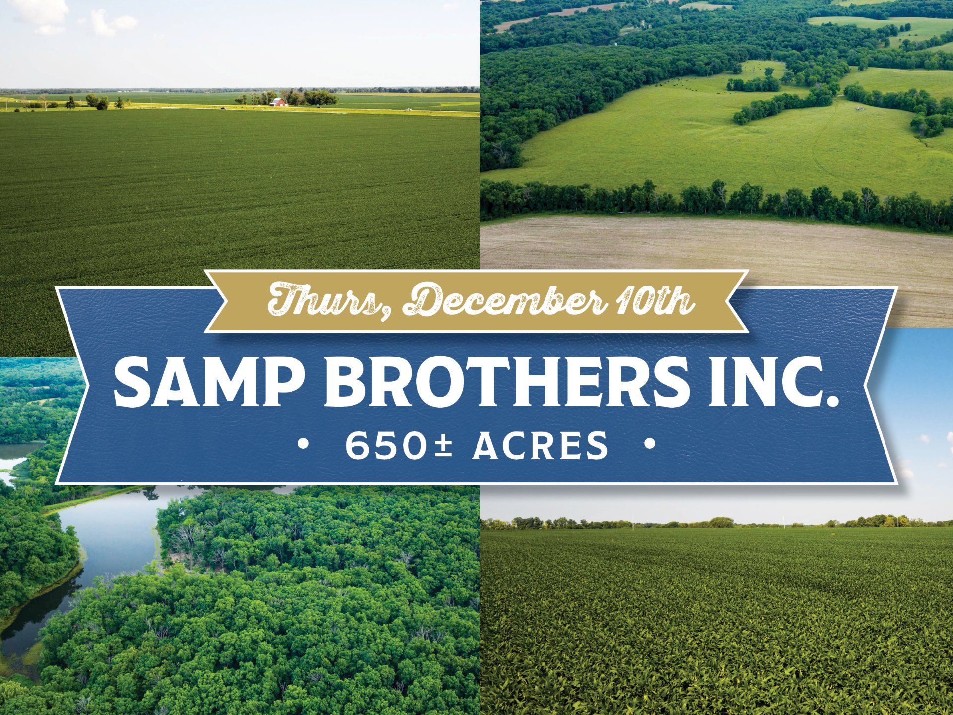 Samp Brothers Inc. Land Auction - 650± Acres in 5 Tracts