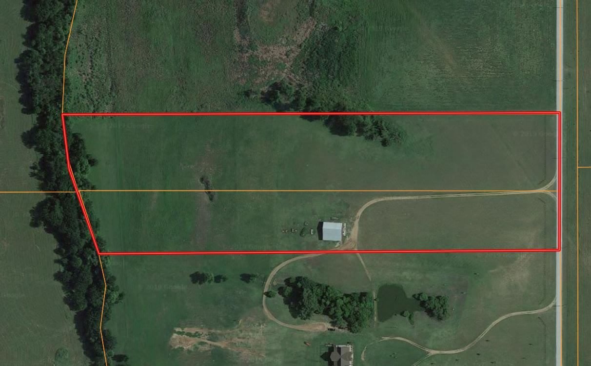 15 Acres MOL – Live Creek – Trees – 40x60 Shop Enid OK