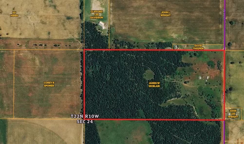 65± ACRES * HUNTING/RECREATIONAL * MAJOR COUNTY OK