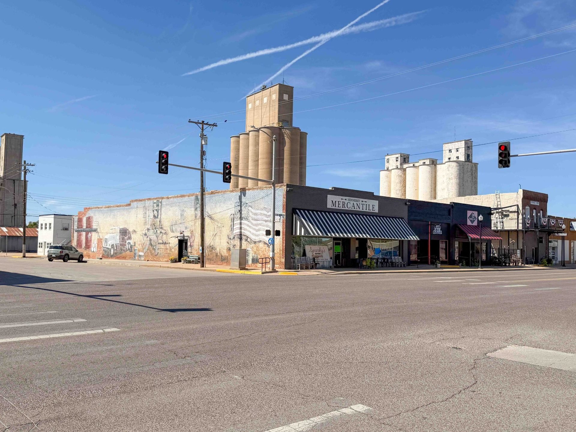 100 N Main Street Hennessey OK Cornerstone Building * Investment Opportunity * Existing Hub for Locals * Curb Appeal